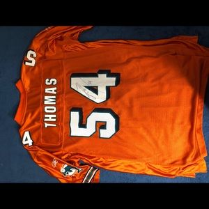 Zach Thomas (Miami Dolphins) signed Jersey